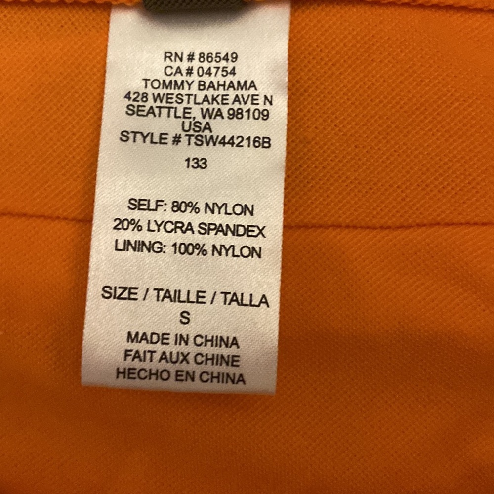 Tommy Bahama orange bikini bottoms size small - Picture 3 of 4